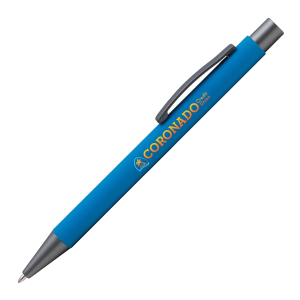 Bowie Softy w/Rubberized Finish - ColorJet - Metal Pen