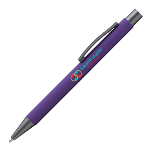 Bowie Softy w/Rubberized Finish - ColorJet - Metal Pen