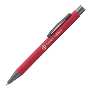 Bowie Softy w/Rubberized Finish - ColorJet - Metal Pen