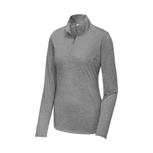 Sport-Tek® Ladies PosiCharge® Tri-Blend Wicking 1/4-Zip Pullover