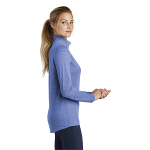 Sport-Tek® Ladies PosiCharge® Tri-Blend Wicking 1/4-Zip Pullover